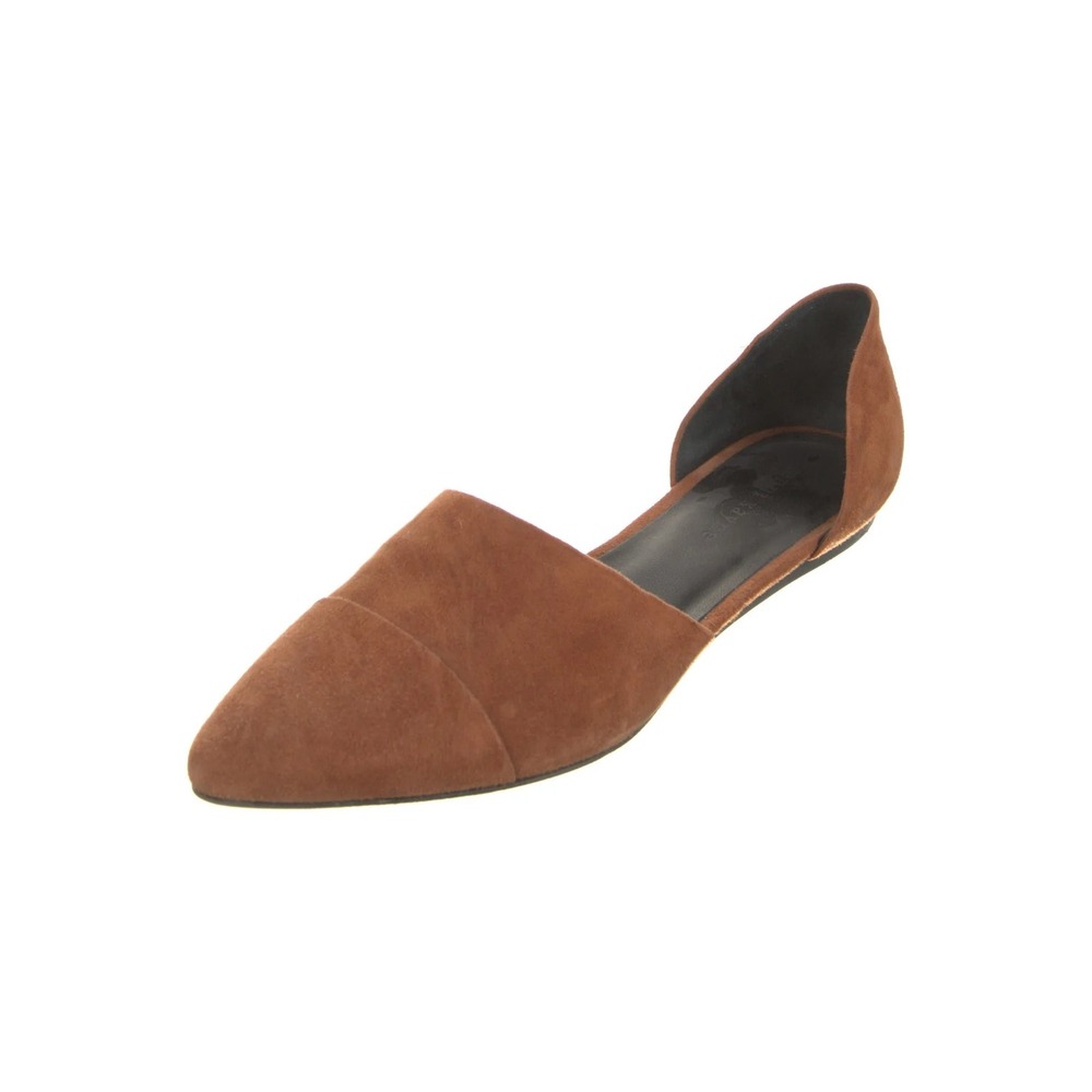 Jenni Kayne Brown Suede D'Orsay Flats Size 39.5